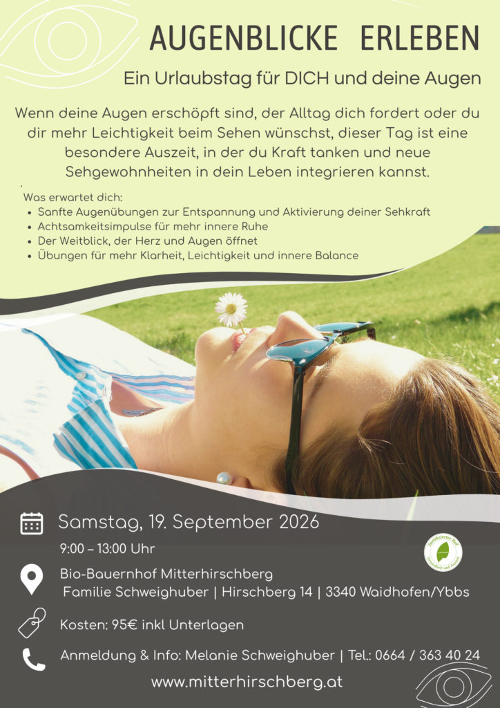 Urlaub für die Augen(1)